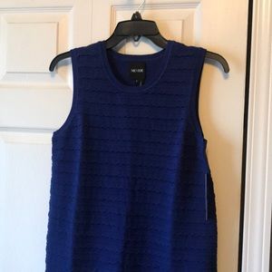 Nic + Zoe royal blue dress